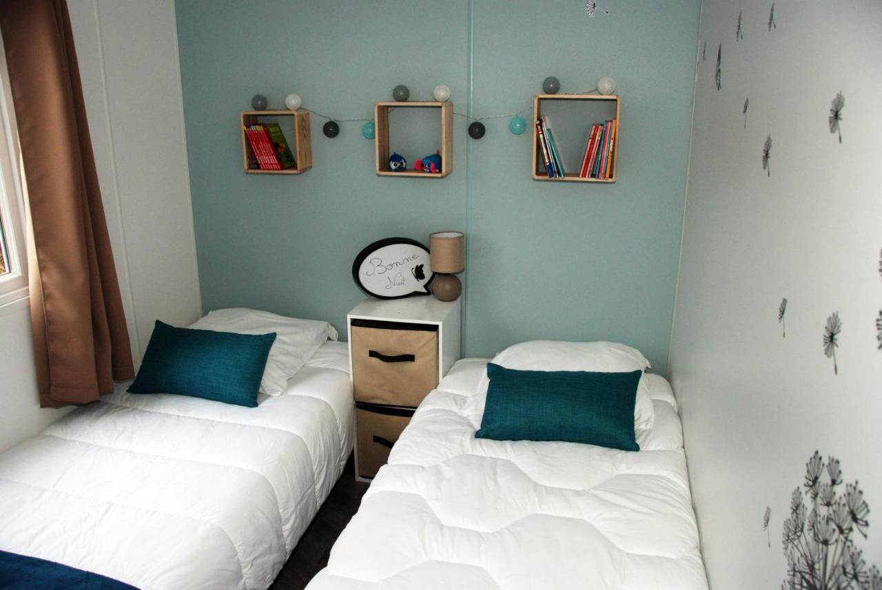 Mobilhome 2Ch Climatise-Terrasse Fermee-4 Velos-Camping 4 Etoiles Les Charmettes لو ماثيز المظهر الخارجي الصورة