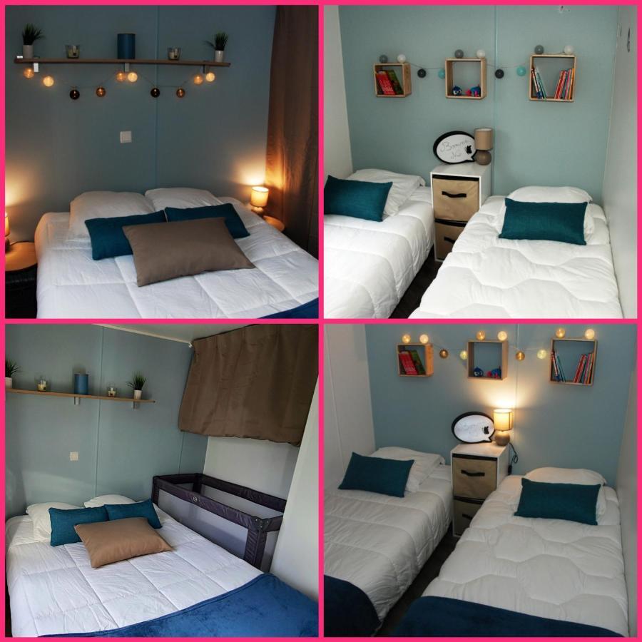 Mobilhome 2Ch Climatise-Terrasse Fermee-4 Velos-Camping 4 Etoiles Les Charmettes لو ماثيز المظهر الخارجي الصورة