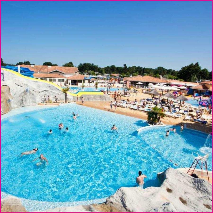 Mobilhome 2Ch Climatise-Terrasse Fermee-4 Velos-Camping 4 Etoiles Les Charmettes لو ماثيز المظهر الخارجي الصورة