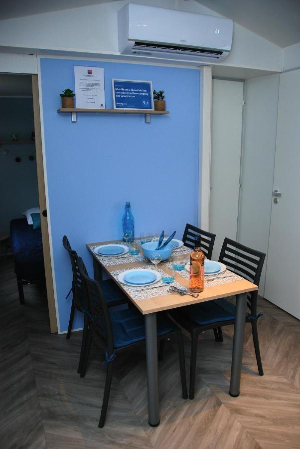 Mobilhome 2Ch Climatise-Terrasse Fermee-4 Velos-Camping 4 Etoiles Les Charmettes لو ماثيز المظهر الخارجي الصورة