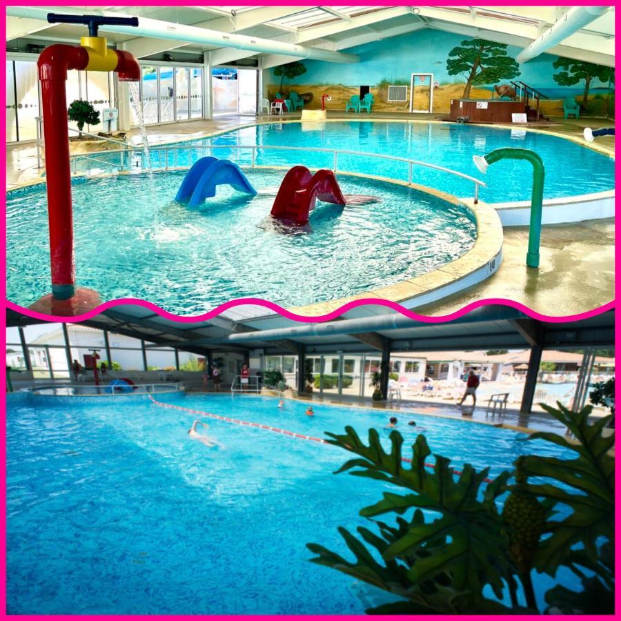Mobilhome 2Ch Climatise-Terrasse Fermee-4 Velos-Camping 4 Etoiles Les Charmettes لو ماثيز المظهر الخارجي الصورة